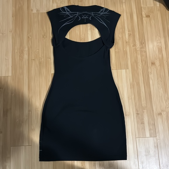 Lip Service Millennium Moon Reflective Dress sz S - Picture 4 of 6